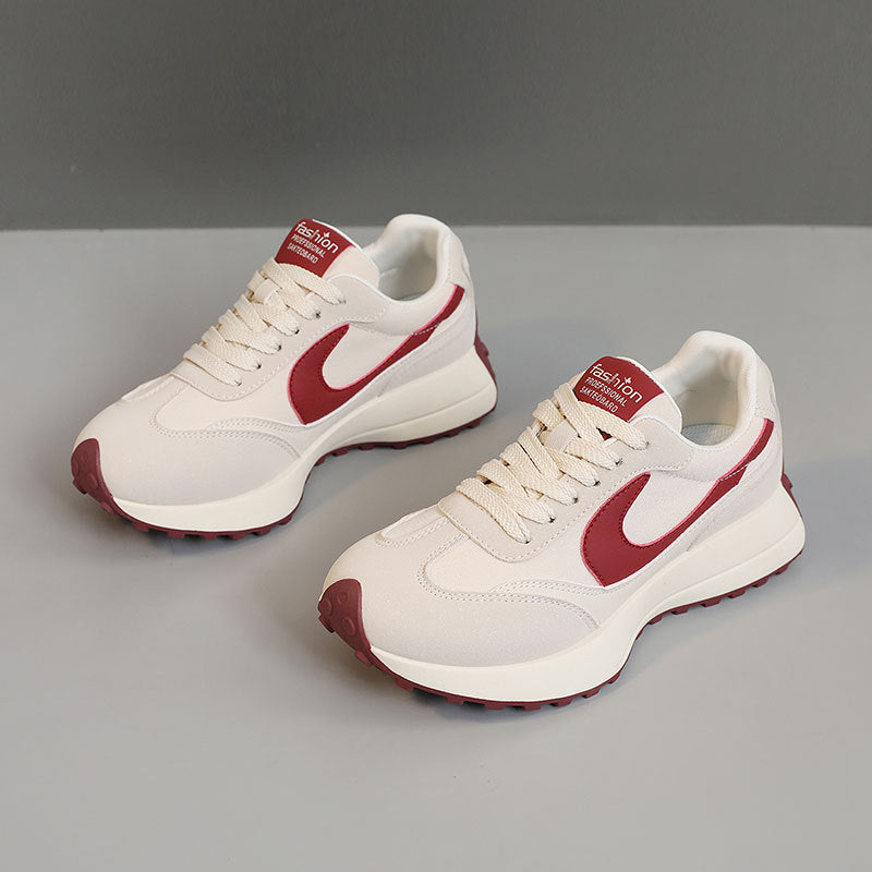 Damen sportliche Sneakers mit atmungsaktivem Obermaterial und dämpfender Sohle EB