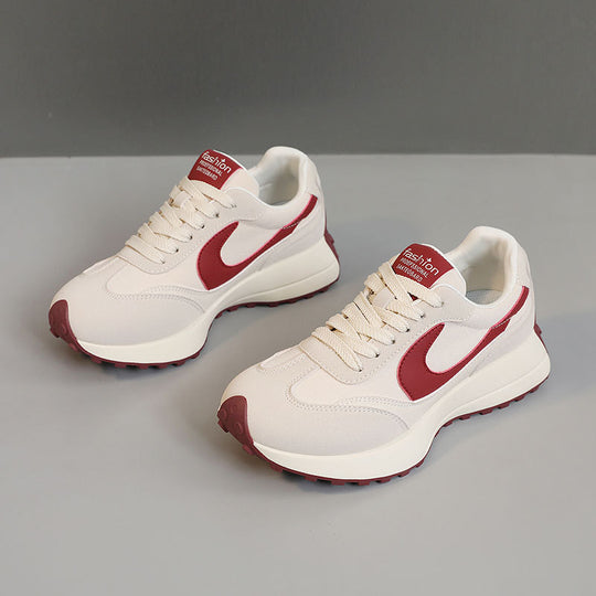 Damen sportliche Sneakers mit atmungsaktivem Obermaterial und dämpfender Sohle EB