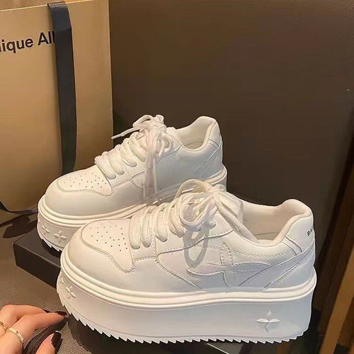 Damen Plateau-Sneaker mit modischem Design und dämpfender Sohle EB