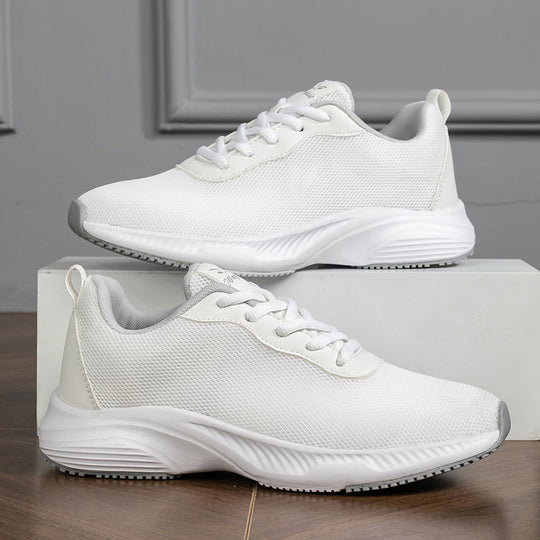 Damen Sportliche Sneakers mit rutschfester Laufsohle und atmungsaktivem Obermaterial EB