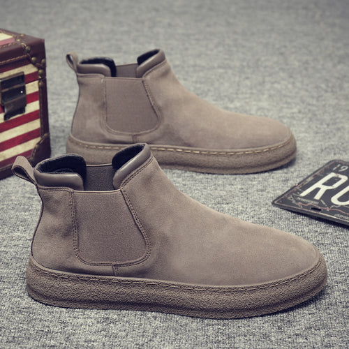 Damen Chelsea Boots mit eleganter Wildleder-Oberfläche EB