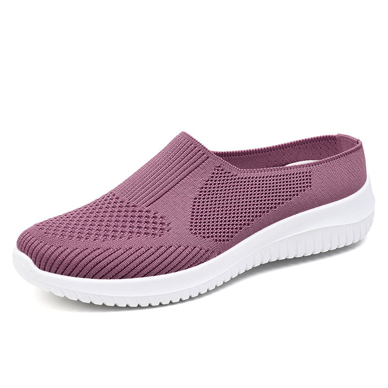 Damen Bequeme Sport-Slipper mit atmungsaktivem Obermaterial EB