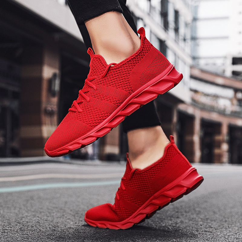 Damen Sportliche Lauf-Sneaker mit atmungsaktiver Mesh-Oberfläche EB