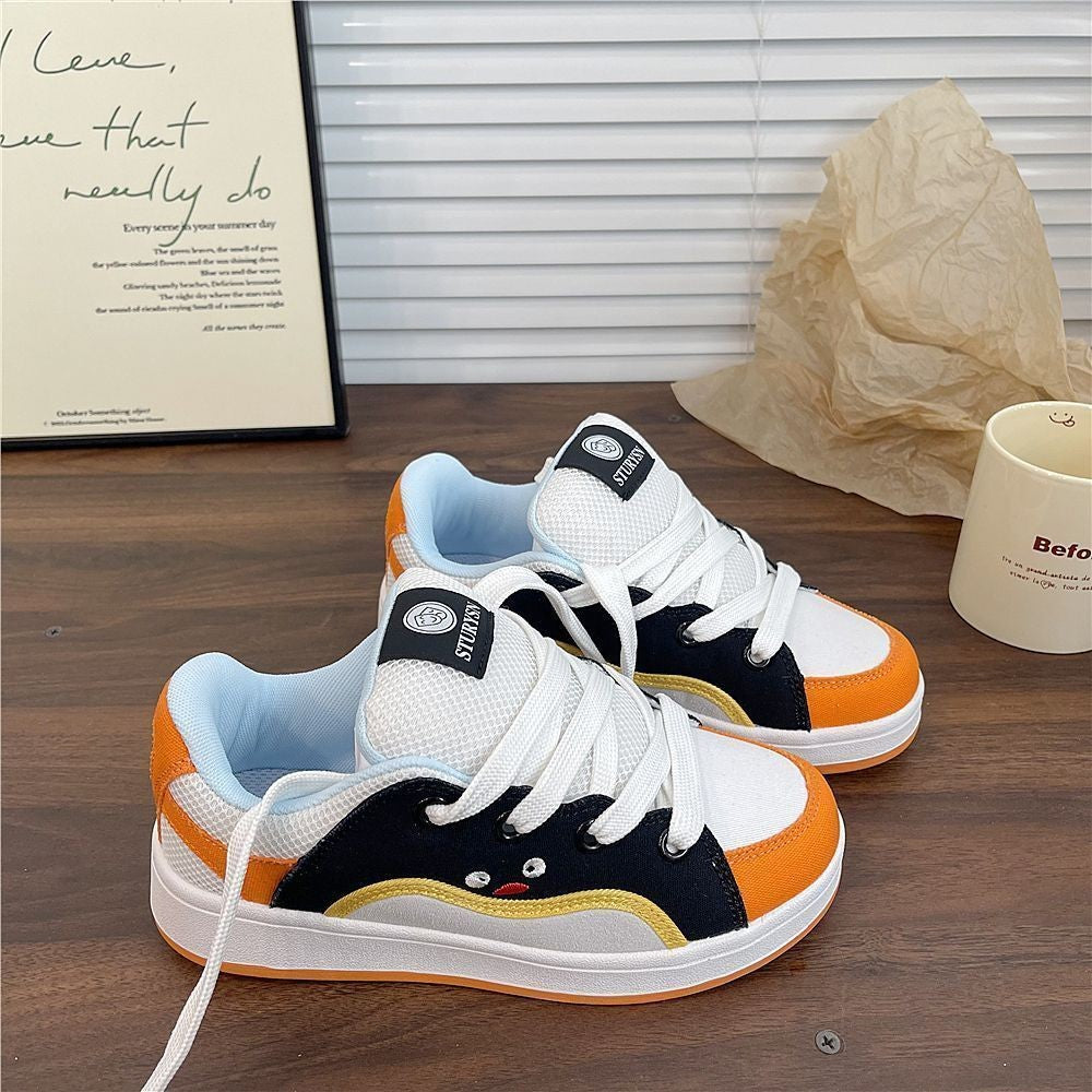 Damen Sportliche Freizeitsneaker mit atmungsaktiver Innensohle und rutschfester Sohle EB