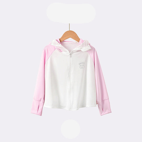 Kinder UV-Schutzjacke mit Kapuze und atmungsaktiven Eigenschaften EB