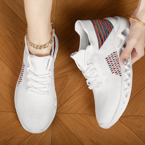 Damen Atmungsaktive Fitness Sneakers mit elastischer Dämpfungstechnologie EB
