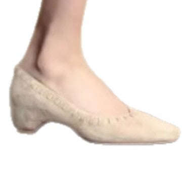 Damen elegante Slingback-Ballerinas mit zierlichem Riemchen EB