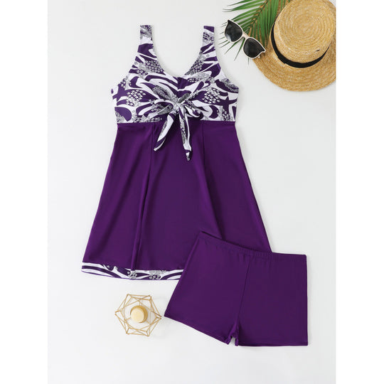 Damen Sportliches Strandkleid mit integrierten Shorts EB