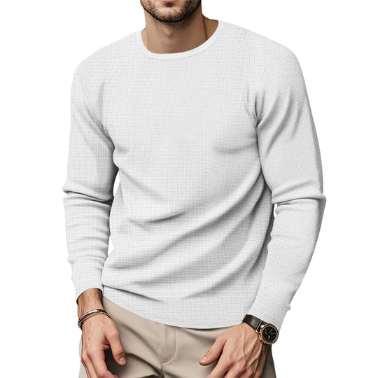 Herren lässiger Pullover aus atmungsaktivem Strukturstoff EB