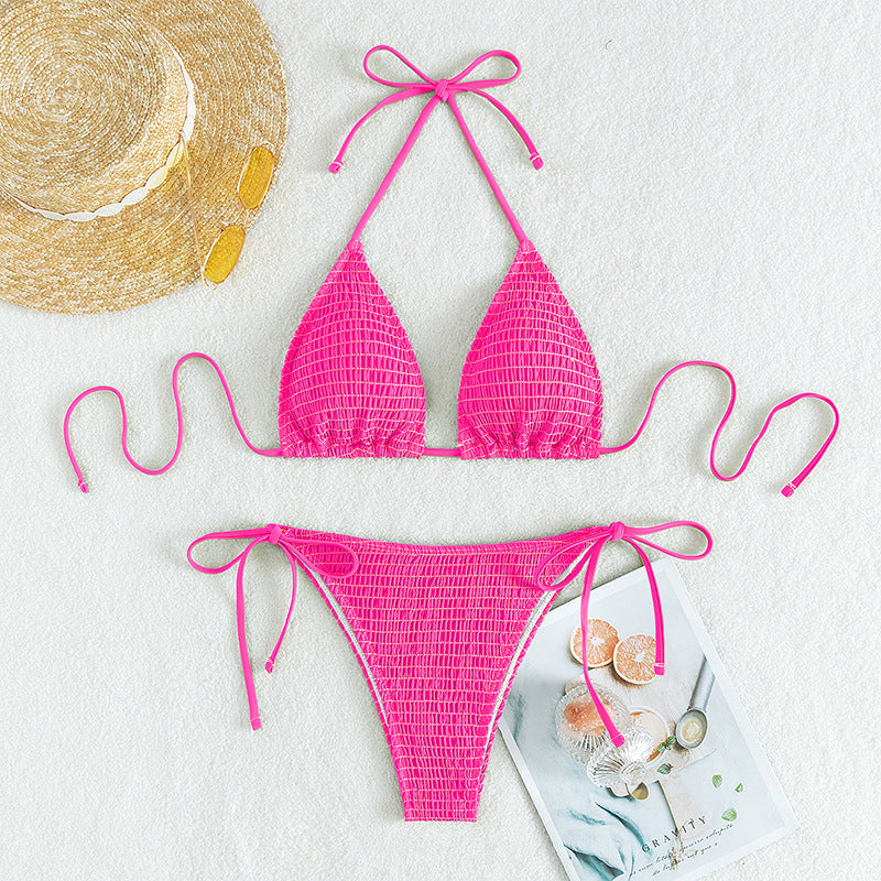 Damen Raffiniertes Wickel-Bikini-Set EB