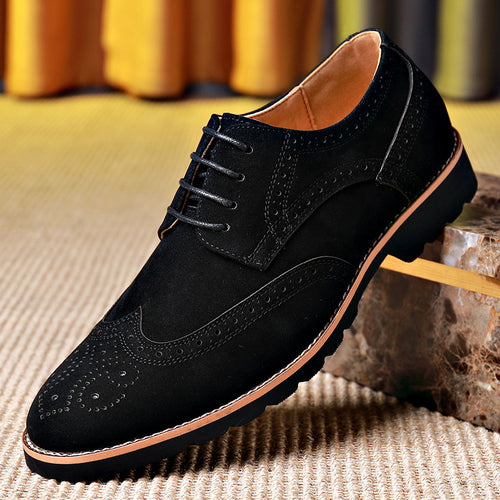 Herren Elegante und modische Brogueschuhe mit weichem Obermaterial EB