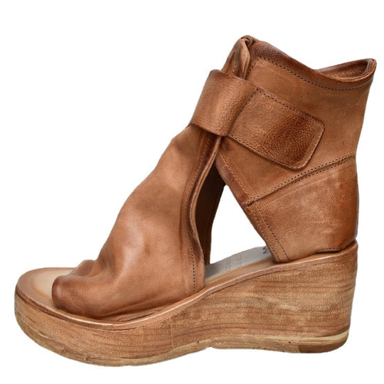 Damen Wedge-Sandaletten mit verstellbarem Schnallenverschluss und komfortablem Fußbett EB