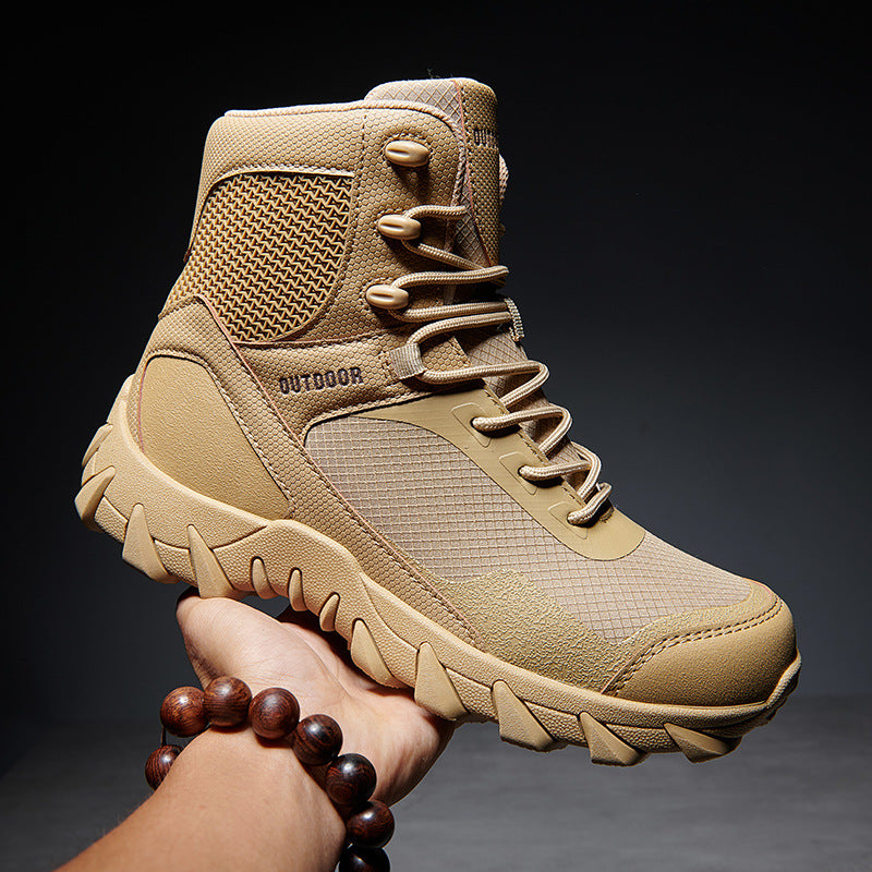 Herren strapazierfähige High-Top Outdoor-Schuhe mit rutschfester Sohle EB