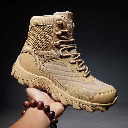 Herren strapazierfähige High-Top Outdoor-Schuhe mit rutschfester Sohle EB