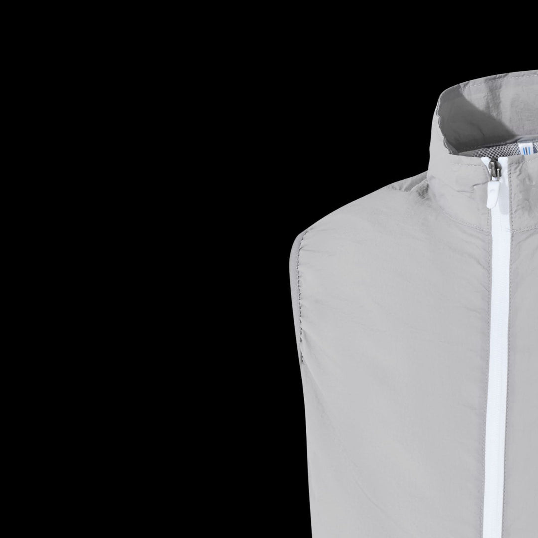 Damen leichte Sportweste mit atmungsaktiven Einsätzen und vielseitigen Taschen EB
