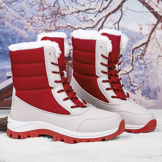 Damen Winterstiefel mit rutschfester Sohle und wärmendem Futter EB