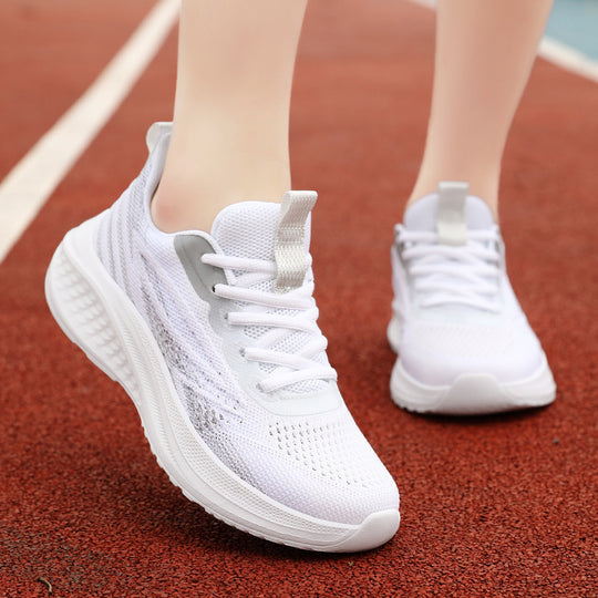 Damen Lauf-Sneaker mit atmungsaktivem Obermaterial und stoßdämpfender Sohle EB