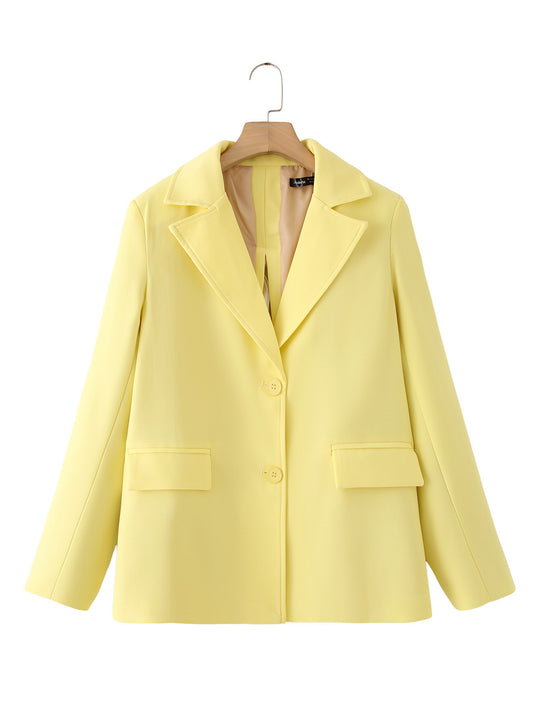 Damen Blazerjacke mit elegantem Schnitt und praktischen Taschen EB