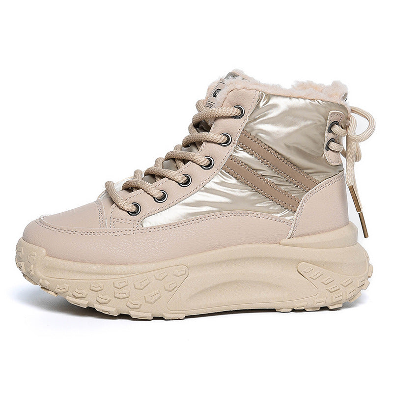 Damen Winterliche Sneakers mit hohem Schaft EB