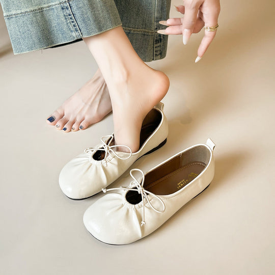 Damen Ballerinas mit modischem Gummizug und eleganten Akzenten EB