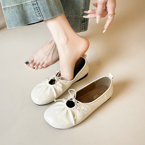 Damen Ballerinas mit modischem Gummizug und eleganten Akzenten EB