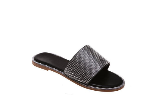 Damen Glitzernde Freizeitsandalen EB
