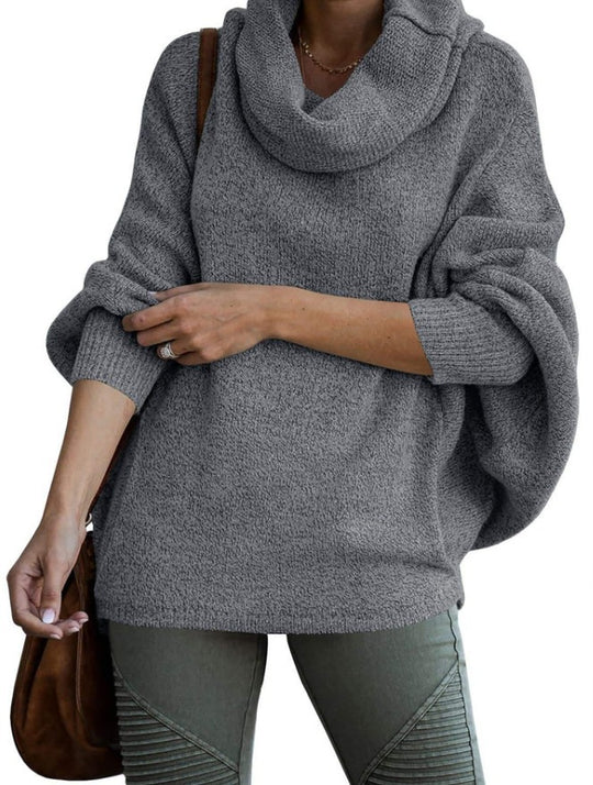 Damen Kapuzensweater aus kuscheligem Strick EB