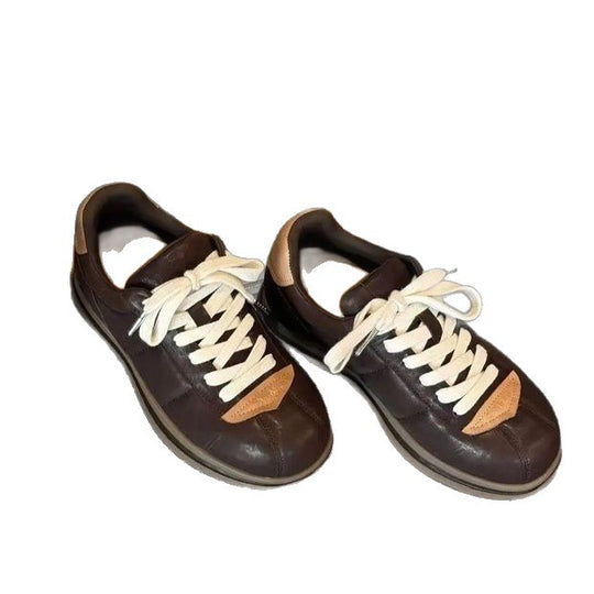 Damen lässige Sneakers im Retro-Stil mit hochwertiger Lederverarbeitung EB