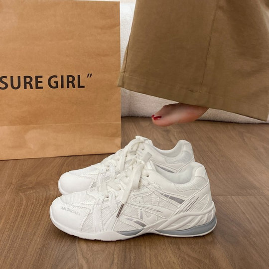Damen Sportliche Sneakers mit atmungsaktiver Mesh-Oberfläche und ergonomischer Sohle EB
