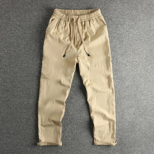 Herren Sportliche Freizeitpants mit elastischem Bund und praktischem Zugband EB
