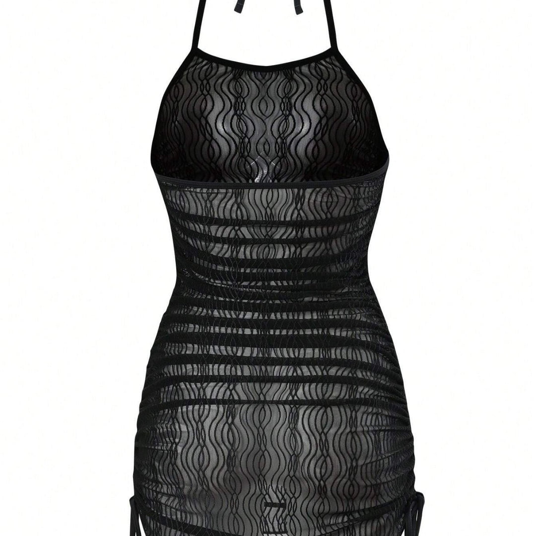 Damen Bikiniset mit floralem Wickeloberteil und hoch geschnittener Hose EB