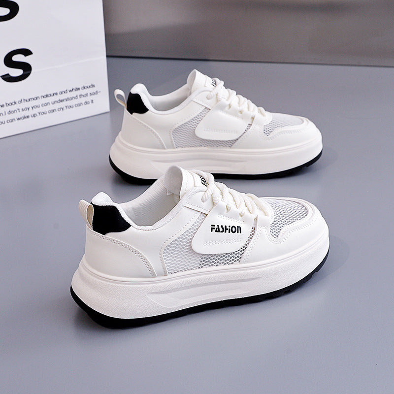 Damen Sportliche Sneakers mit atmungsaktiver Netzstruktur und federleichter Sohle EB