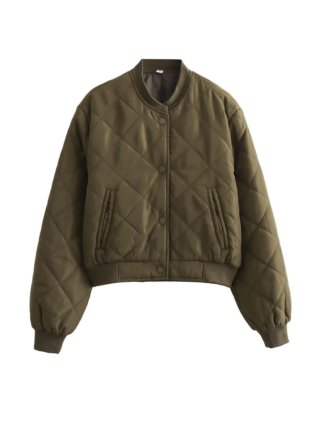 Damen gesteppte Übergangsjacke mit modernem Schnitt und praktischen Taschen EB