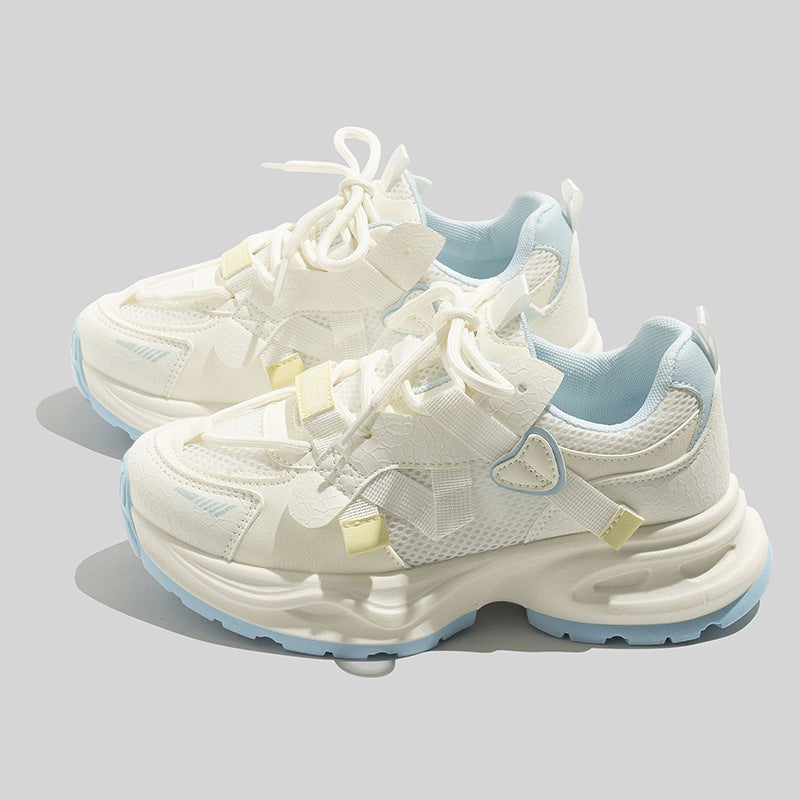 Damen Sportliche Sneakers mit innovativem Design und atmungsaktiven Einsätzen EB