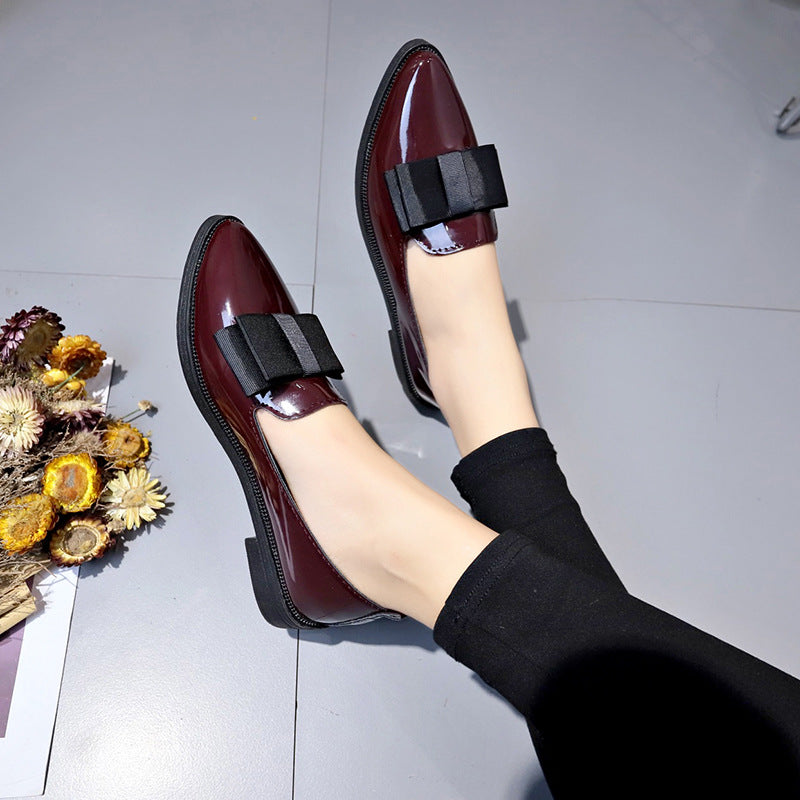 Damen elegante Slipper mit modischem Schleifendetail EB