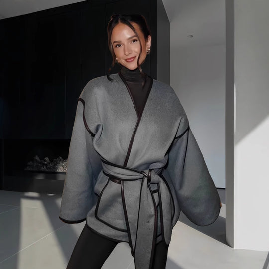 Damen Kimono-Style Überwurf EB