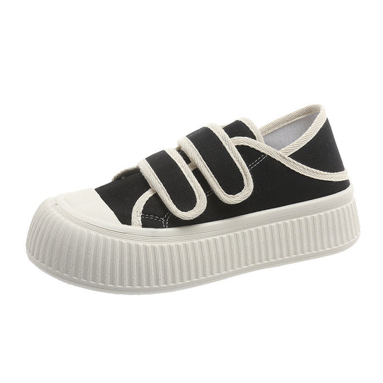 Damen Modische Sneaker mit verstellbarem Klettverschluss und dämpfender Sohle EB