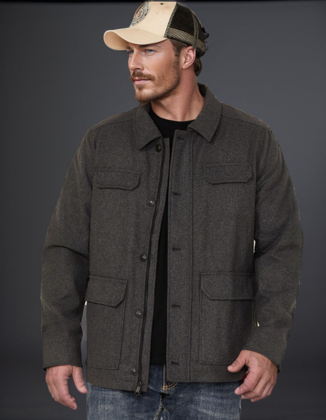 Herren modulare Arbeitsjacke im modernen Design EB