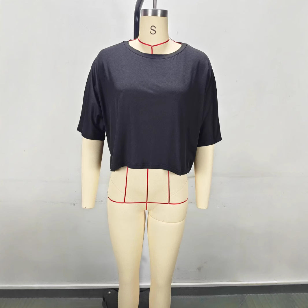 Damen Crop-Top mit weitem Schnitt EB