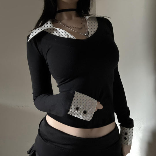 Damen nan taillierte Karobluse mit verdeckter Knopfleiste und geformter Miedernaht EB