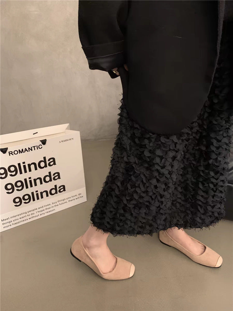 Damen Elegante und bequeme Ballerinas mit geschlossenen Zehen EB