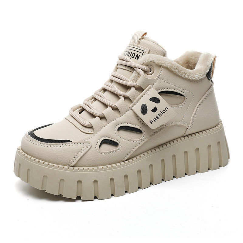 Damen High-Top Sneaker mit bequemer Fütterung und sportlichem Design EB
