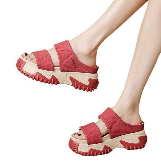 Damen Komfortable und modische Sandalen mit gepolsterter Sohle EB