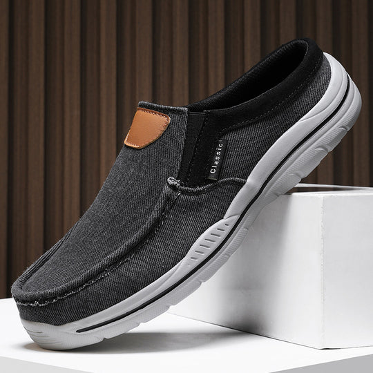 Damen Casual Slip-On Schuhe mit elastischem Einstieg EB