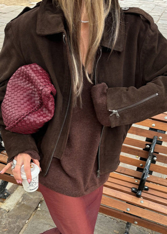 EB | Touch Cropped Wildlederjacke