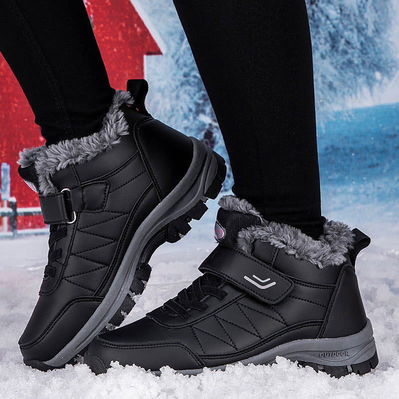 Damen Winterstiefel mit dickem Futter und rutschfester Sohle EB