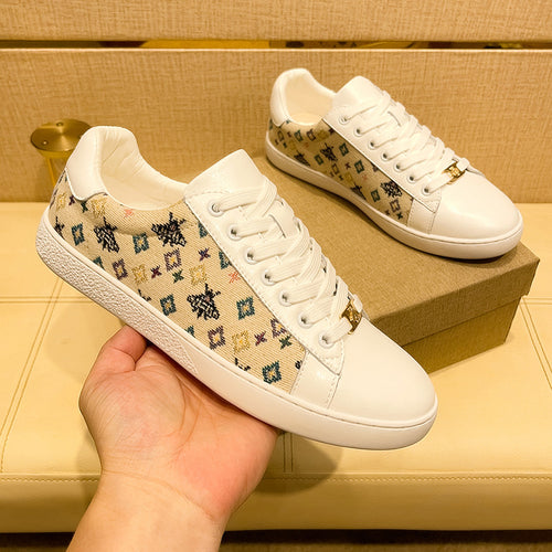 Damen Modische Sneakers mit künstlerischen Mustern und komfortabler Polsterung EB