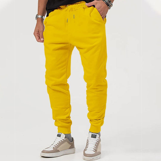 Herren bequeme Sweatpants mit elastischem Bund und seitlichen Eingrifftaschen EB