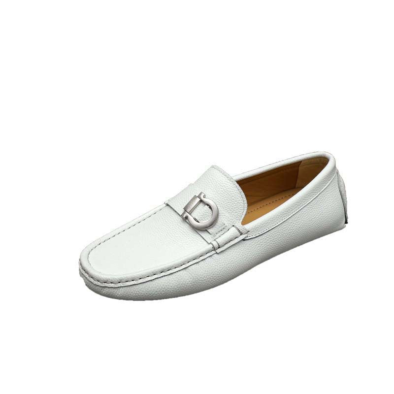 Damen Mokassins aus feinem Leder mit eleganter Applikation EB