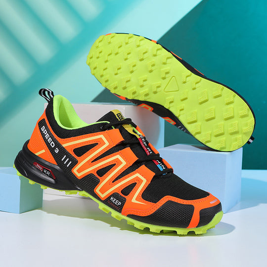 Damen Trailrunning-Schuhe mit strapazierfähigem Obermaterial und rutschfester Sohle EB